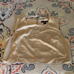 Suede crop top from F21!